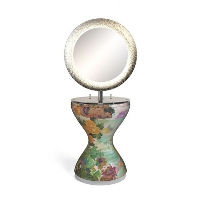 Tocador pared Miss Beauty Floral Bloom con iluminación LED